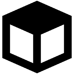 Cube Shape Icon from Sharp Remix Set