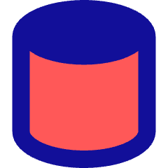 Cylinder Shape Icon from Sharp Pop Set