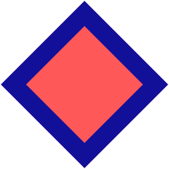 Diamond Shape Icon from Sharp Pop Set