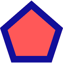 Pentagon Icon from Sharp Pop Set