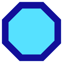 Polygon Icon from Sharp Pop Set