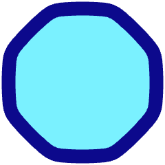 Polygon Icon from Plump Pop Set