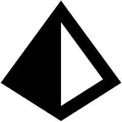 Pyramid Shape Icon from Sharp Remix Set