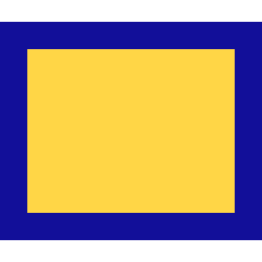 Rectangle Shape Icon from Sharp Pop Set