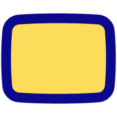 Rectangle Shape Icon from Plump Pop Set
