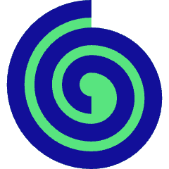 Spiral Shape Icon from Sharp Pop Set