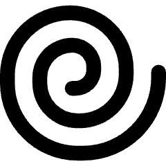 Spiral Shape Icon from Core Remix Set