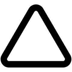 Triangle Icon from Core Remix Set