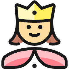 History Woman Queen Icon from Ultimate Colors Set