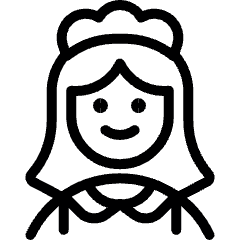 Avatar Woman Maid Icon from Ultimate Light Set