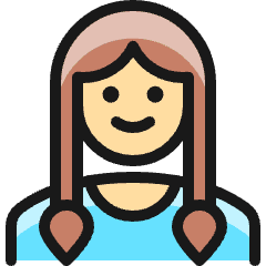 People Woman 12 Icon from Ultimate Colors Set