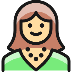 People Woman 2 Icon from Ultimate Colors Set