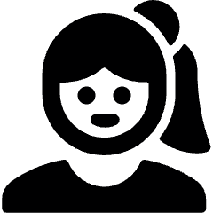 People Woman 6 Icon from Ultimate Bold Set