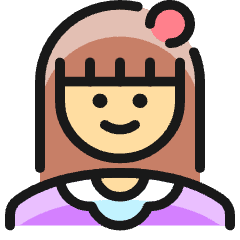 People Woman 8 Icon from Ultimate Colors Set