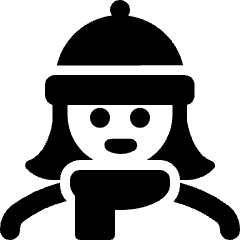 People Woman Beanie Icon from Ultimate Bold Set