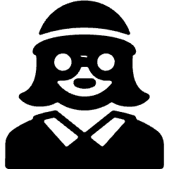 People Woman Glasses 3 Icon from Ultimate Bold Set