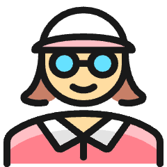 People Woman Glasses 3 Icon from Ultimate Colors Set