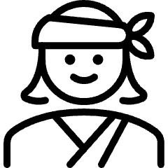 Professions Woman Chef 2 Icon from Ultimate Light Set