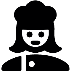 Professions Woman Chef 3 Icon from Ultimate Bold Set