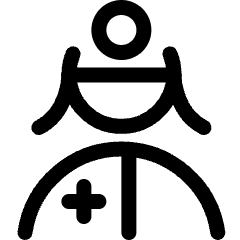 Professions Woman Doctor 1 Icon from Ultimate Regular Set