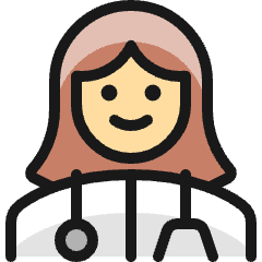 Professions Woman Doctor 2 Icon from Ultimate Colors Set