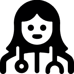 Professions Woman Doctor 2 Icon from Ultimate Bold Set