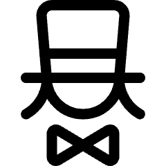 Professions Woman Magician Icon from Ultimate Regular Set