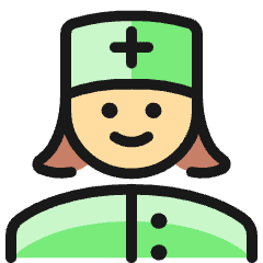 Professions Woman Nurse 2 Icon from Ultimate Colors Set