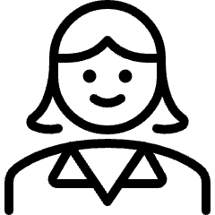 Professions Woman Office 1 Icon from Ultimate Light Set