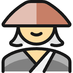 Religion Woman Japan Icon from Ultimate Colors Set
