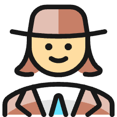 Vintage Woman 1 Icon from Ultimate Colors Set