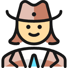 Vintage Woman 3 Icon from Ultimate Colors Set