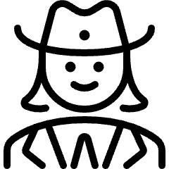 Vintage Woman 3 Icon from Ultimate Light Set