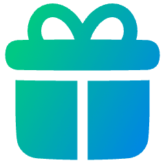 Gift 2 Icon from Plump Gradient Set