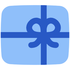 Gift Card Icon from Plump Flat Set