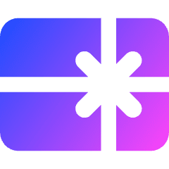 Gift Card Icon from Core Gradient Set