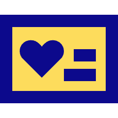 Loyalty Card Icon from Sharp Pop Set