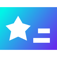 Membership Card Icon from Sharp Gradient Set