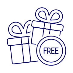 Free Gift Boxes Illustration from UX Line Set