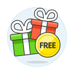 Free Gift Boxes Illustration from UX Colors Set