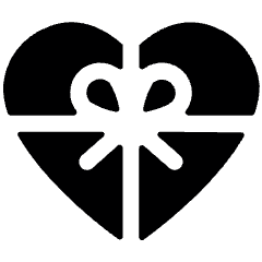 Gift Heart Icon from Ultimate Bold Set