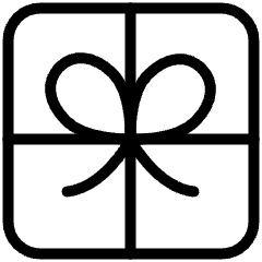 Gift Square With Bow Icon from Ultimate Light Set