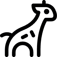 Giraffe Body Icon from Ultimate Regular Set