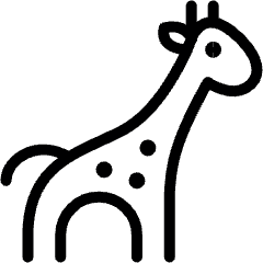 Giraffe Body Icon from Ultimate Light Set