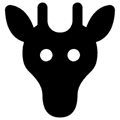 Giraffe Icon from Ultimate Bold Set