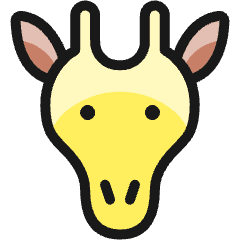 Giraffe Icon from Ultimate Colors Set