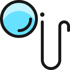 Glasses Monocle Icon from Ultimate Colors Set