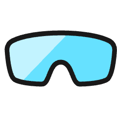 Glasses Ski 2 Icon from Ultimate Colors Set