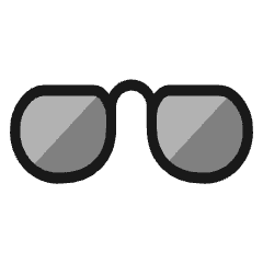 Glasses Sun Icon from Ultimate Colors Set