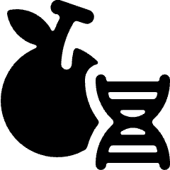 Gmo Food Apple Icon from Ultimate Bold Set